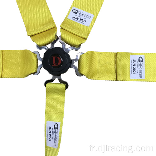 Ceinture de sécurité du harnais de course de 3 pouces 5 points